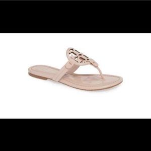 Tory Burch Sea Shell Pink Miller Sandals